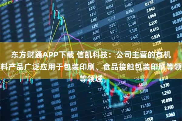 东方财通APP下载 信凯科技：公司主营的有机颜料产品广泛应用于包装印刷、食品接触包装印刷等领域