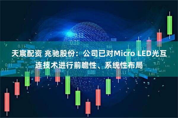 天宸配资 兆驰股份：公司已对Micro LED光互连技术进行前瞻性、系统性布局